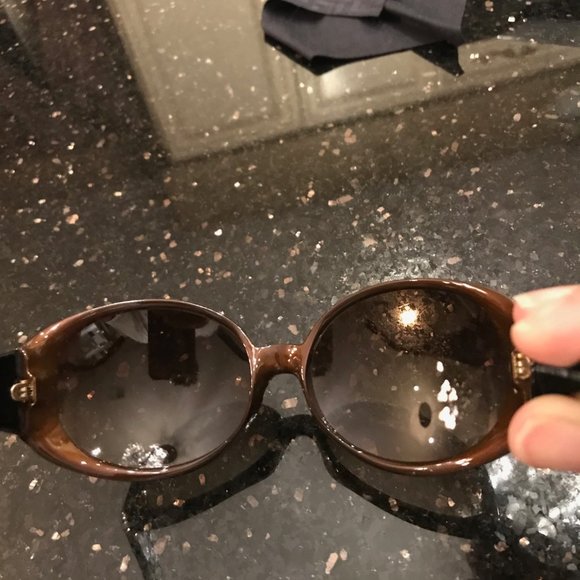 Fendi sunglasses brown/black with case and cloth - Picture 7 of 11